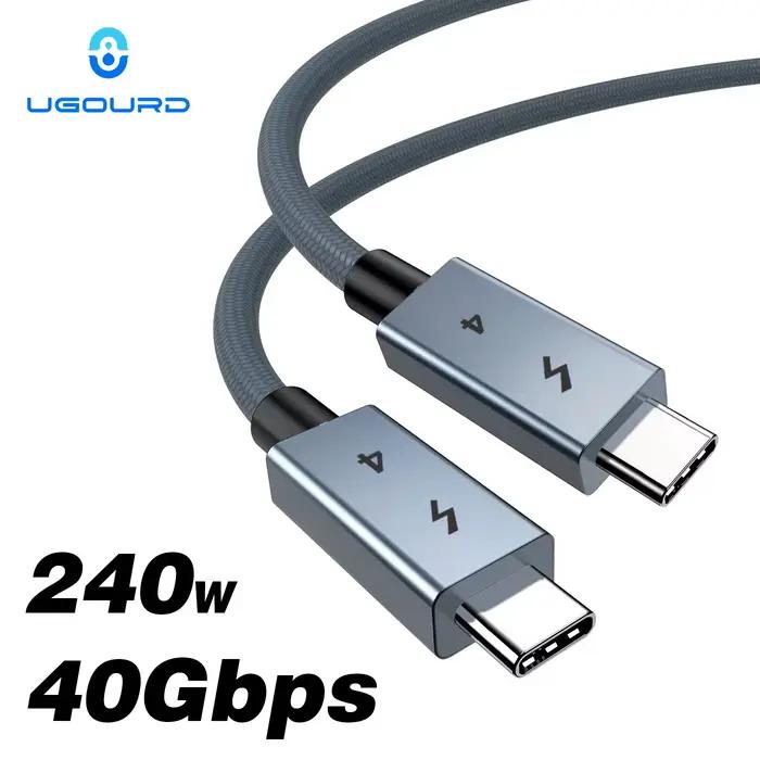 Câble UGOURD Thunderbolt 4 Type C 40 Gbps USB4 0