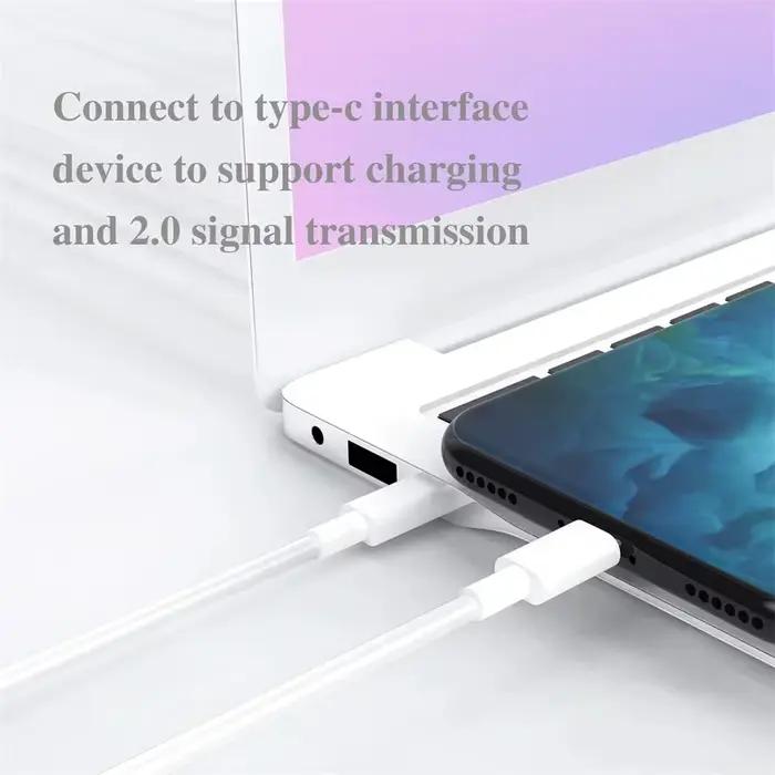 Câble de chargement rapide USB-C 2A pour smartphones Galaxy S20 S21 Note 10 Xiaomi Huawei IP12 14 occasions spéciales recharge et synchronisation données