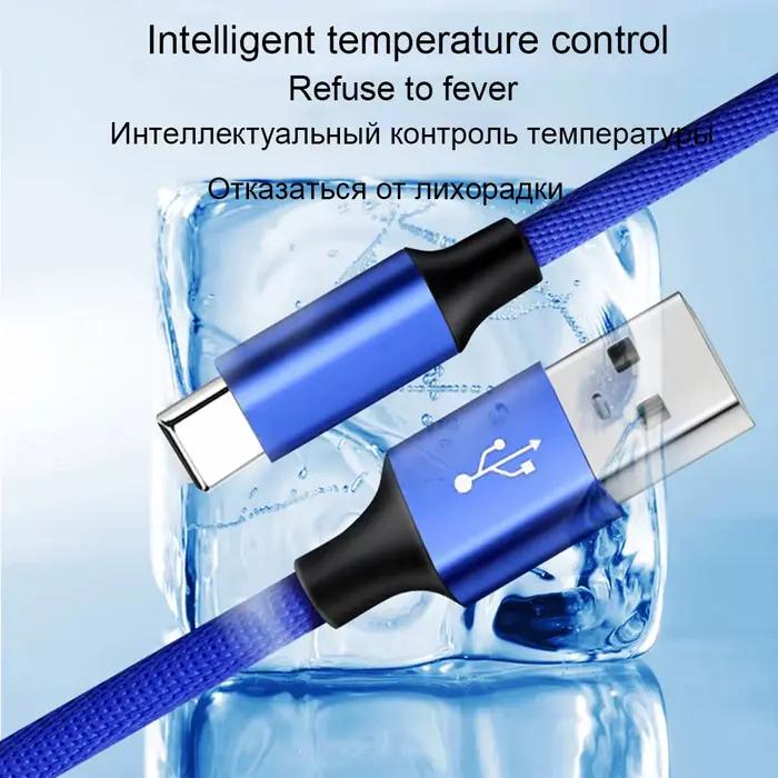 Câble USB Type A à C pour Samsung Galaxy S8 S9 S10 S20 A50 A51 USBC 1m 2m 3m de Long 25cm 50cm