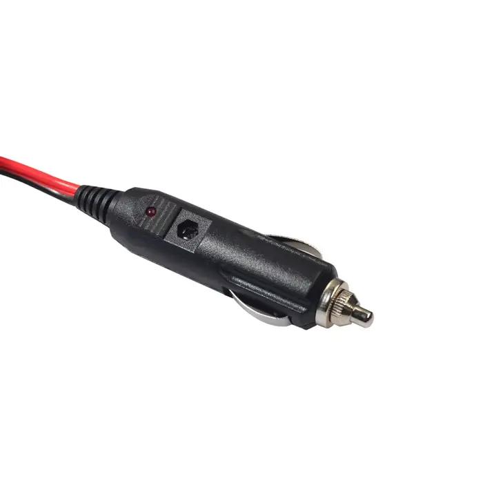 Câble de charge pour allume-cigare avec fusible 12V 5A universel pour voiture recharge rapide et sécurisée prise 5.5x2.5mm