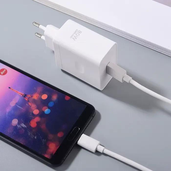 OPPO Reno 15 14 Pro 80W SuperVOOC chargeur ue charge rapide adaptateur secteur câble USB C