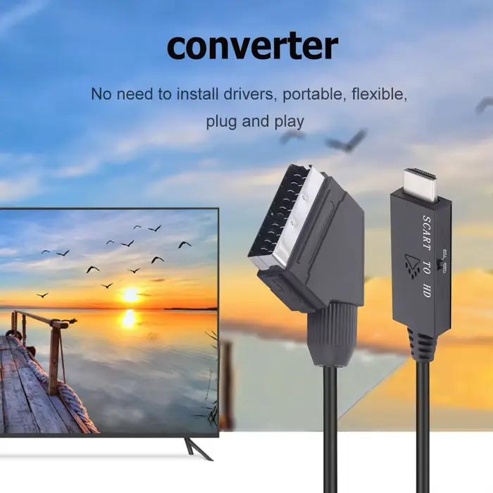 Câble de convertisseur compatible péritel vers HDMI