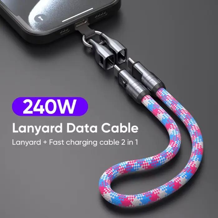 Câble USB-C vers USB-C 240W avec dragonne