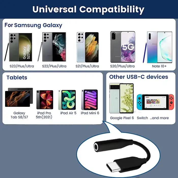Adaptateur audio USB Type C vers prise casque 3