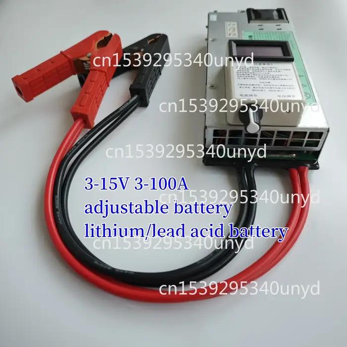 3-15V 3-100A 12V 100A chargeur réglable 14.6V