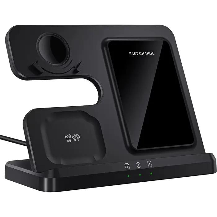 Station de charge sans fil 3-en-1 pour Samsung Galaxy, montre intelligente et écouteurs à offrir pour homme et femme occasions spéciales