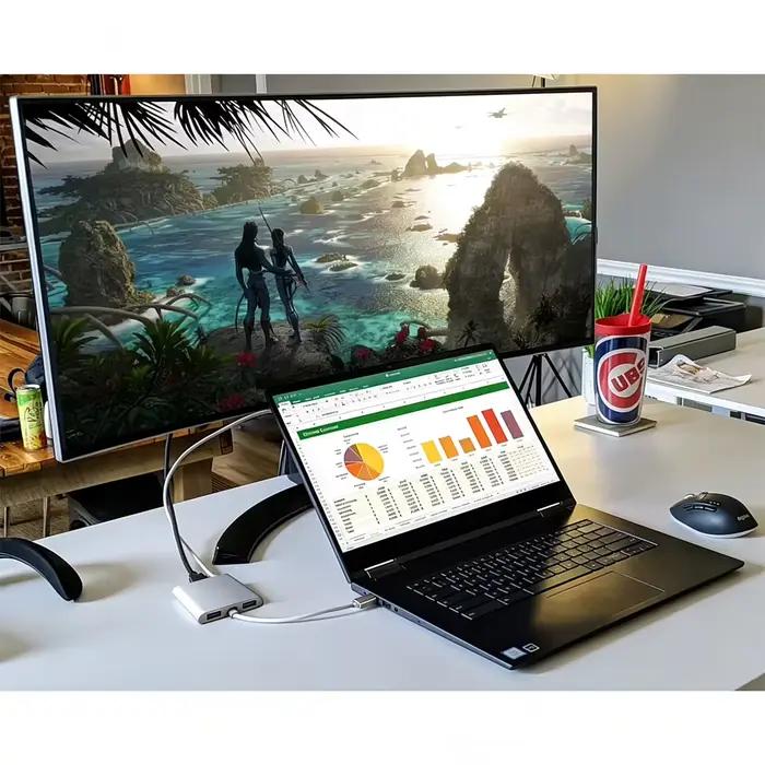 Adaptateur USB-C vers HDMI 3 en 1
