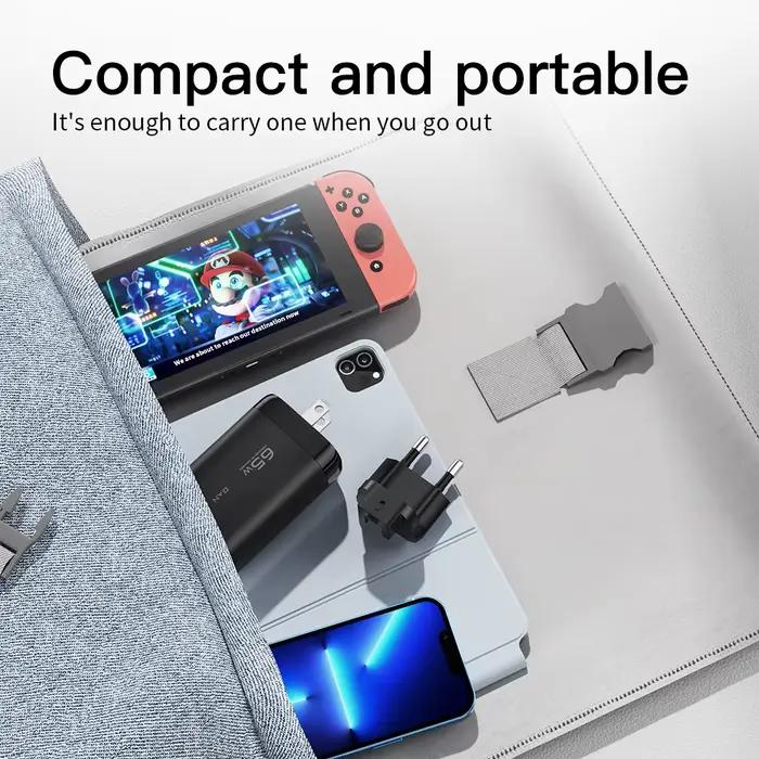 Essager 65W GaN USB Type C chargeur pour ordinateur portable PPS 45W 25W Charge rapide pour Samsung Xiaomi Realme mobile iPhone15 14 13 Pro téléphone
