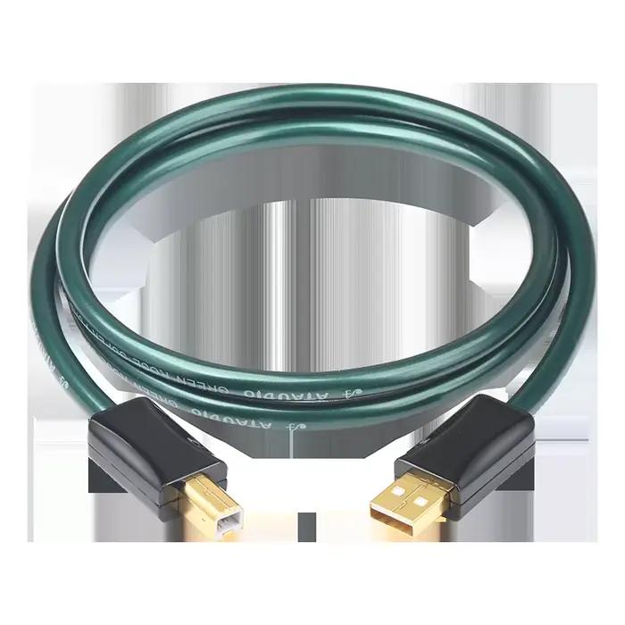Câble USB Hifi ATAUDIO Type A vers B / USB A vers C / USB C vers B / C vers C, câble audio OTG pour PC, DAC, téléphone portable