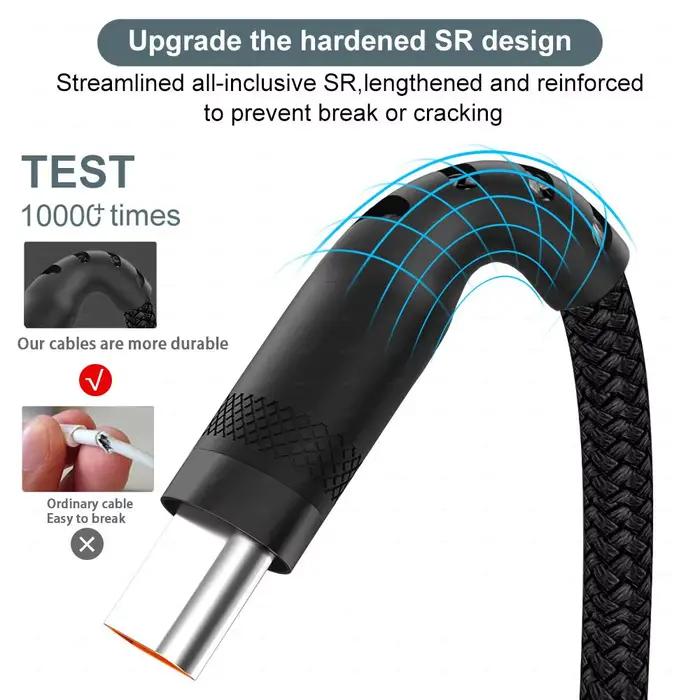 Câble de charge rapide USB type-c étendu 2M 3M 5 mètres Android Micro USB pour Huawei Xiaomi Vivo Oppo