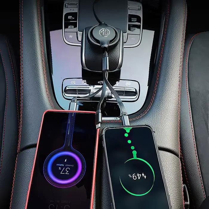 Câble de chargement de données pour intérieur de voiture
