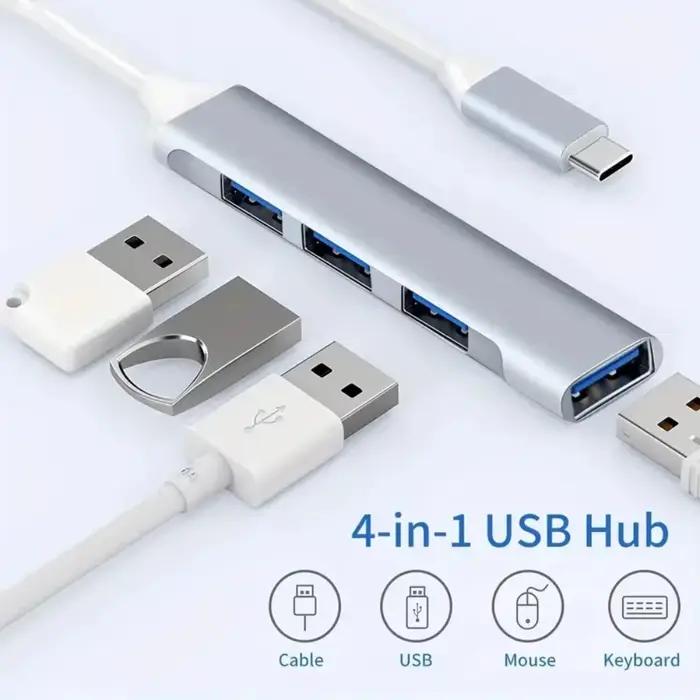 Mini Hub USB Type C pour téléphone portable