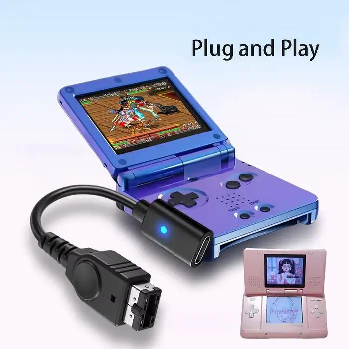 Câble de charge USB Type C pour Nintendo GBA SP Game Boy Advance avec voyant LED
