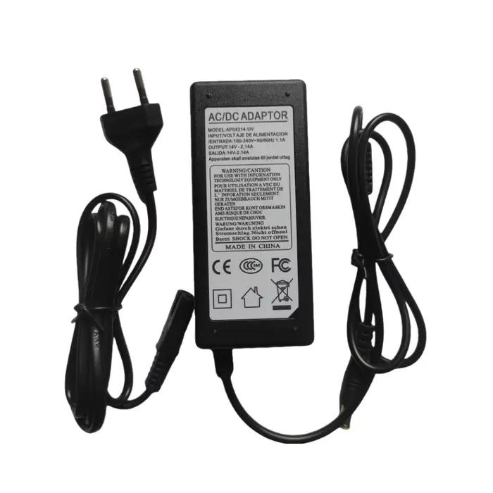 Chargeur secteur 14V 2.14A pour écrans LCD Samsung S19B150N S19B150N S19B360 S22B360HW ADM3014 Blanc Orange
