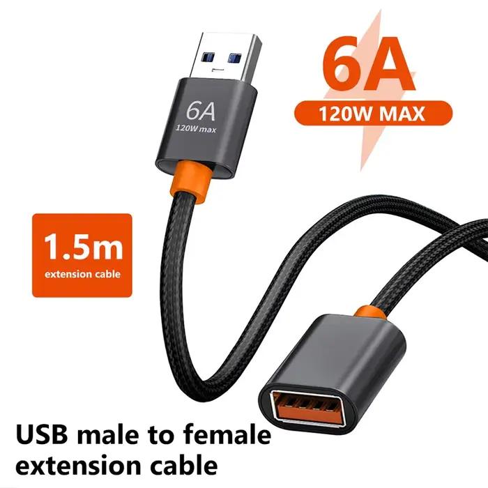 Câble d'extension USB 3.0 2.0 olaf tresse TPE TPU pour Smart Laptop PC TV Xbox One SSD polyvalent rapide durable