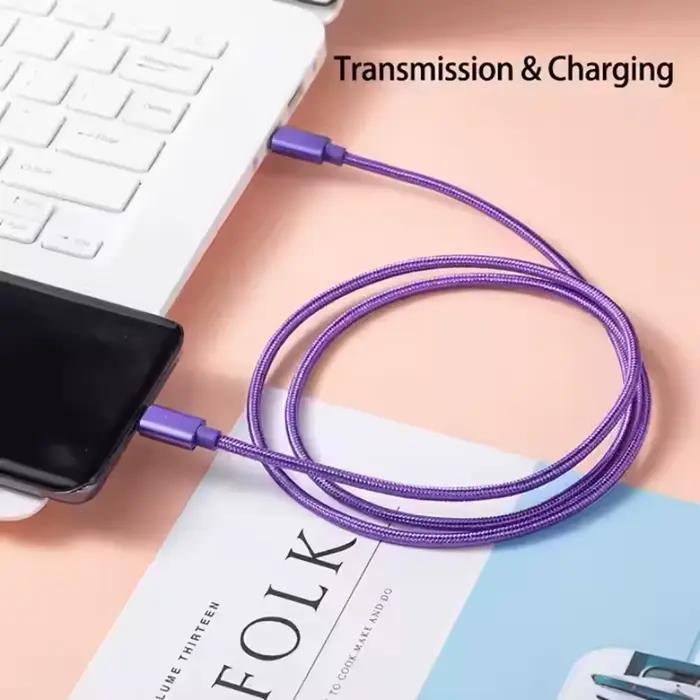 66W 5A USB C à Type C câble de données de Charge rapide USB