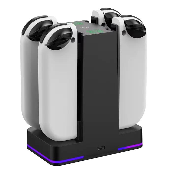 Chargeur pour manettes Joy-Con Switch avec indicateur LED
