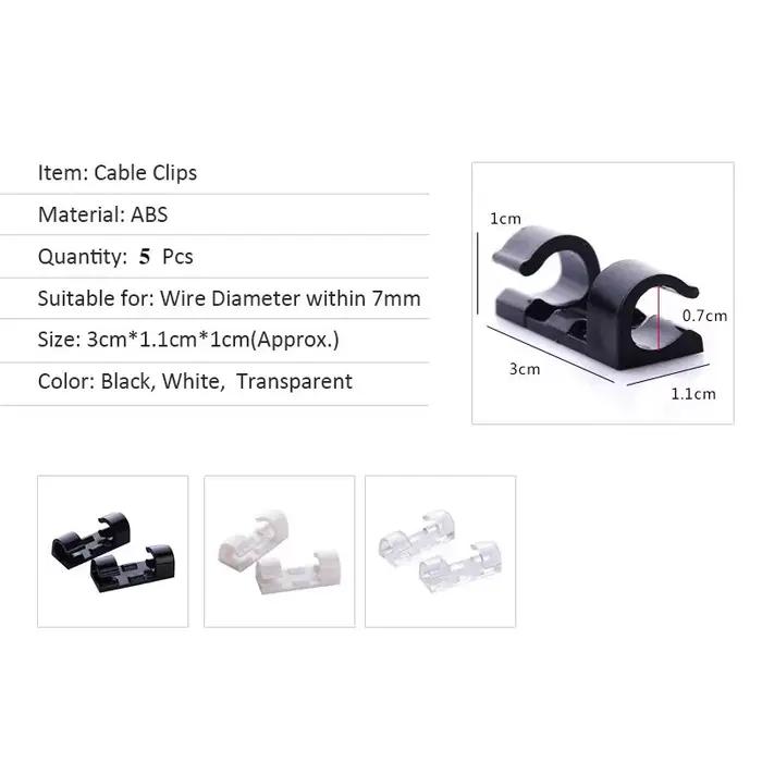 Organisateur de câbles Clips gestion