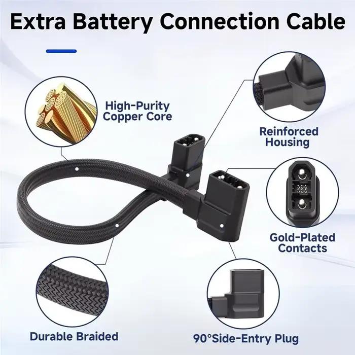 Câble de batterie complet pour Ecoflow Delta 2