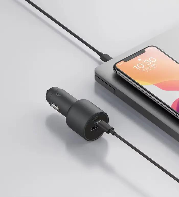 Chargeur de Voiture MIJIA 100W Double USB Charge Rapide Pour Smartphones Xiaomi Huawei Occasions Spéciales