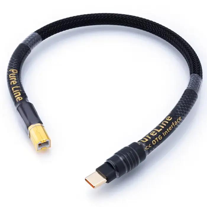 Câble USB C à B Mogami 2534 plaqué or pour connexion rapide et stable pour smartphone et lecteur MP3 MP4 occasions spéciales