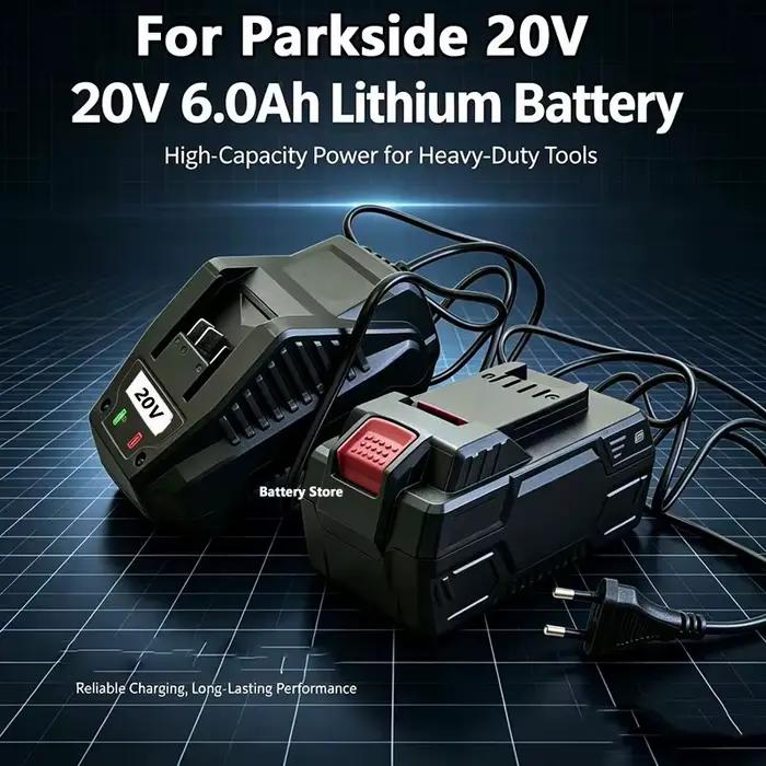 Batterie lithium-ion 20V Parkside PAP 20 A1 B1 pour outils électriques haute performance et longue autonomie occasions bricolage construction rénovation