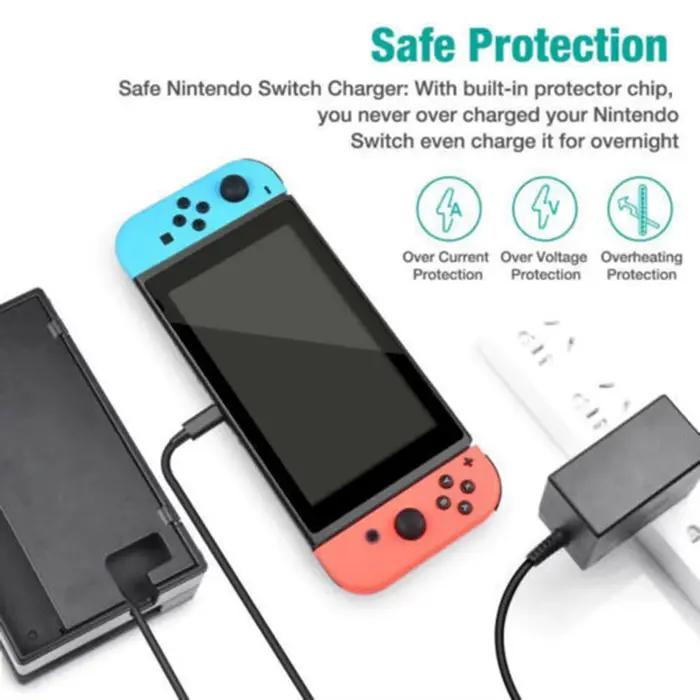 Adaptateur secteur 5V 2.4A pour Nintendo Switch