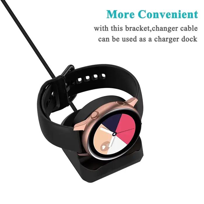 Câble de chargement USB universel pour montre Samsung Galaxy Watch 3 4 Active 1 2 rapide et durable recharge câble accessoire pour femmes hommes recharge rapide montre intelligente occaions spéciales