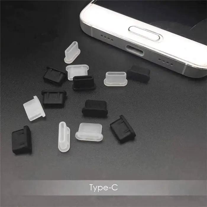 Capuchon de protection anti-poussière pour câble USB Type-C