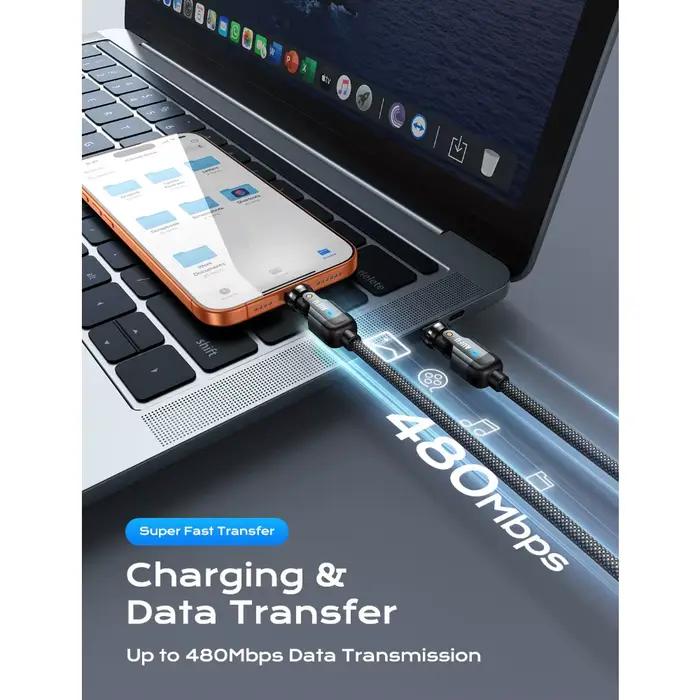Câble AUFU USB C 60W 3A