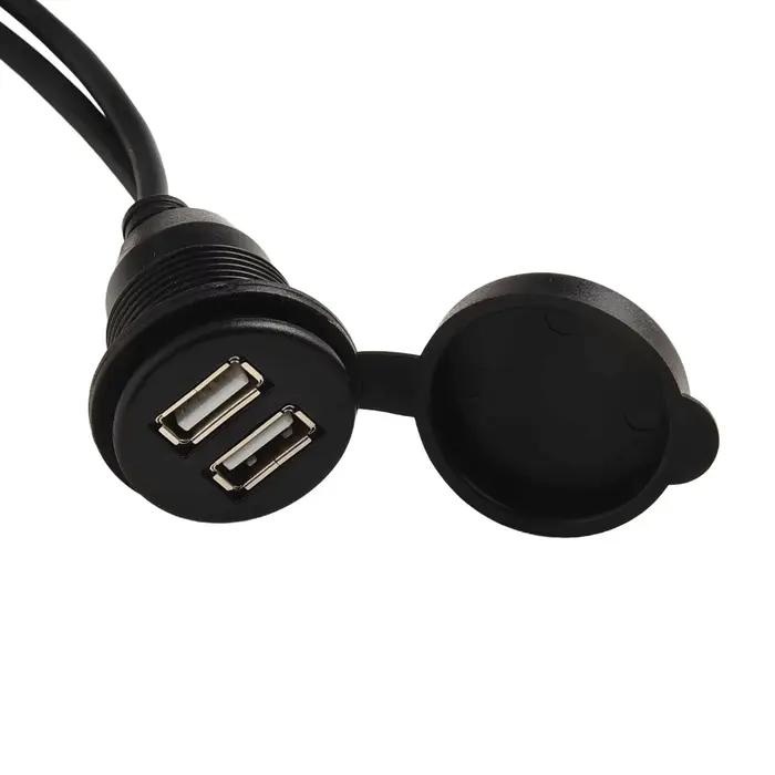 Port USB double encastrable pour automobile