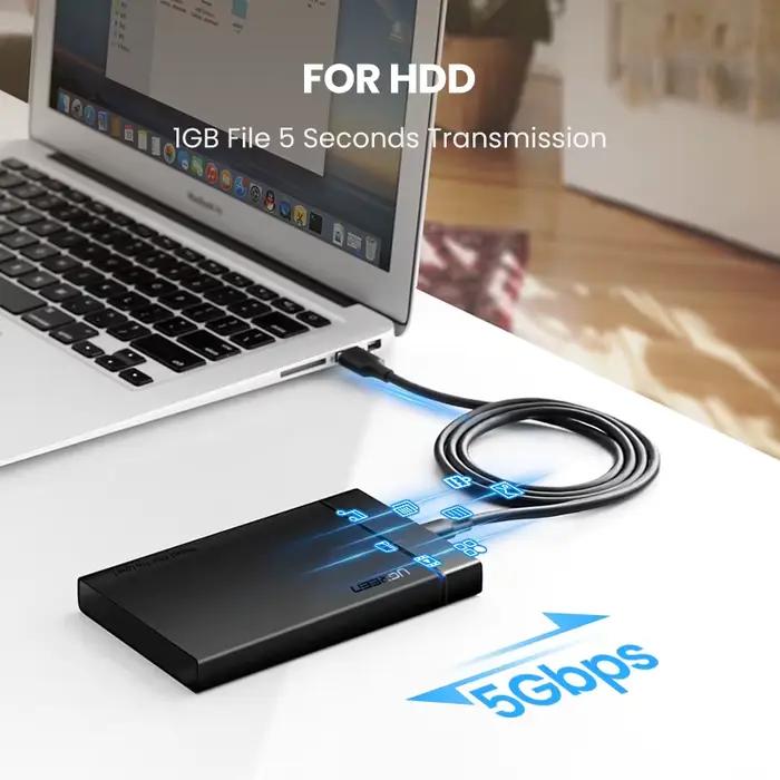 UGREEN câble USB C 5Gbps USB3.0 A vers USB C pour iPhone 17 16 15 iPad Samsung S25 S24 pour commutateur M2 SSD NVME