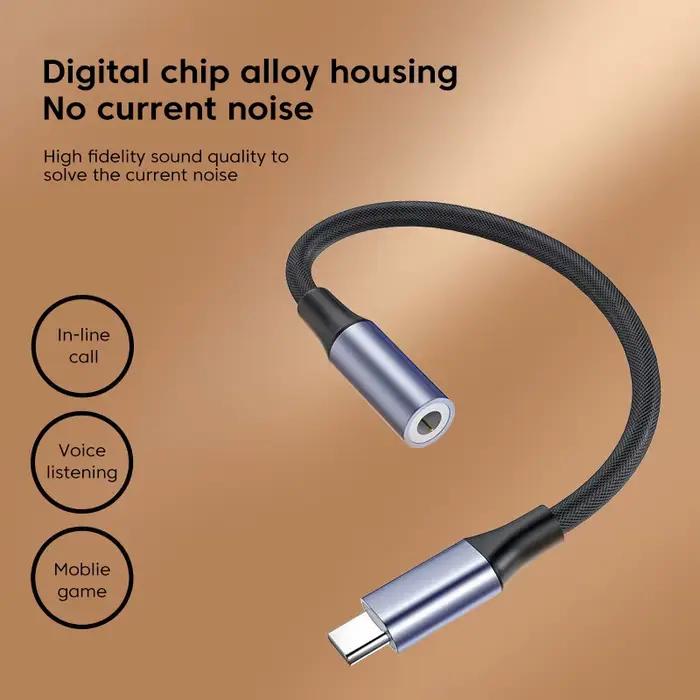 USB Type C à 3.5mm Jack Adaptateur Câble USB-C