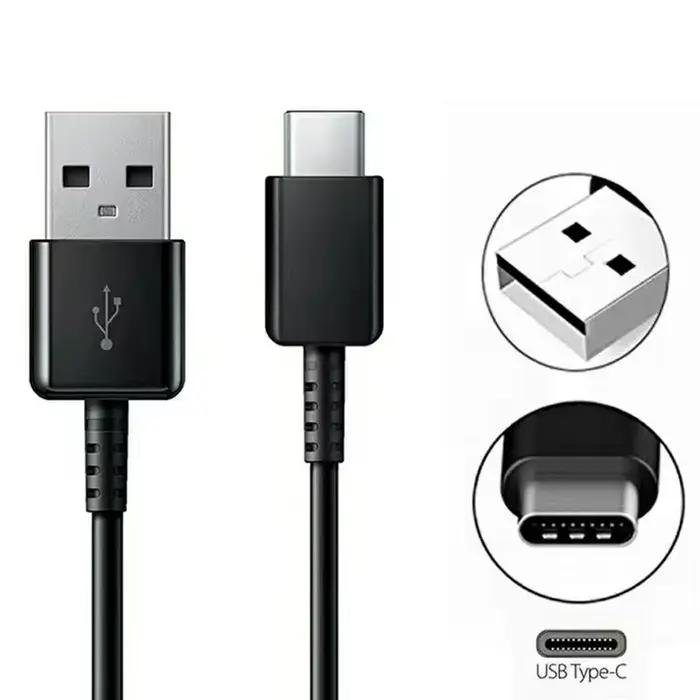 Câble USB d'origine SAMSUNG 1.2M 15W 25W Transmission de ligne de données de charge rapide pour Galaxy S8 S9 S10 S22 S23 S24 FE S25 Ultra