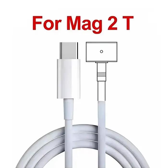 Nouveau chargeur pour ordinateur portable pour Macbook Pro Air Adaptateur mag 1 mag 2 45W 60W 85W A1278 A1286 A1465 A1466 A1425 A1502 A1398 Câble USB-C