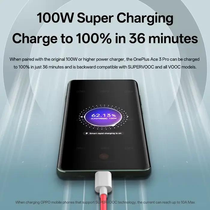Câble d'origine OnePlus 13 12 11 10 Type C vers USB PD cordon 150W 100W 80W Charge Supervooc pour OPPO Reno 14 Realme One Plus Nord 5