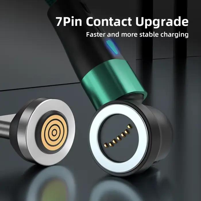 AUFU 5A câble de charge rapide magnétique 540 rotation