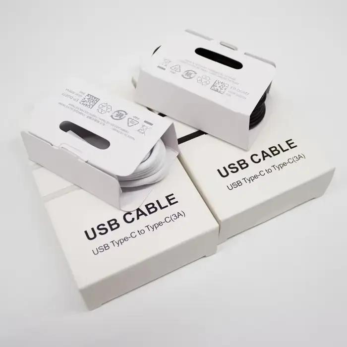 Samsung 3A câble Type C Original Pd Usb C 25w charge Super rapide pour Galaxy S23 S22 5G S21 Plus S20 A71 onglet S7 S8
