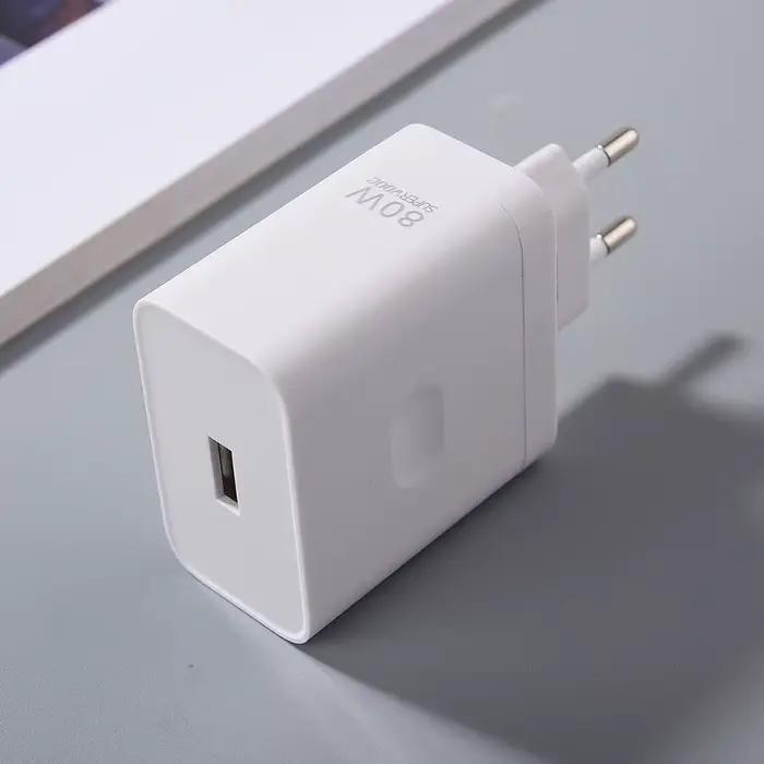 Original OPPO trouver N5 X8 X7 Pro 80W SuperVOOC ue US chargeur adaptateur d'alimentation de charge rapide câble USB C