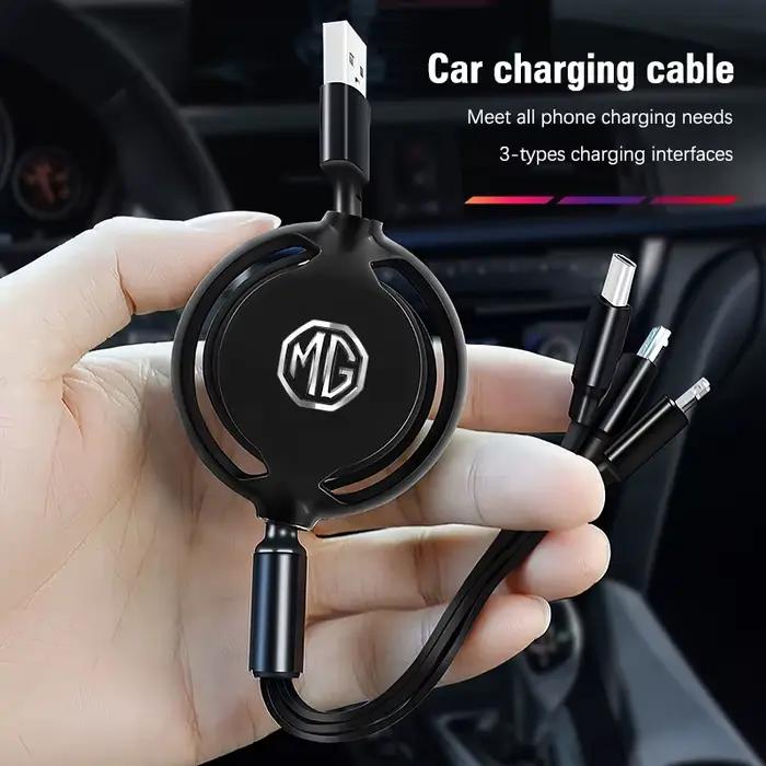 Câble de chargement de données pour intérieur de voiture