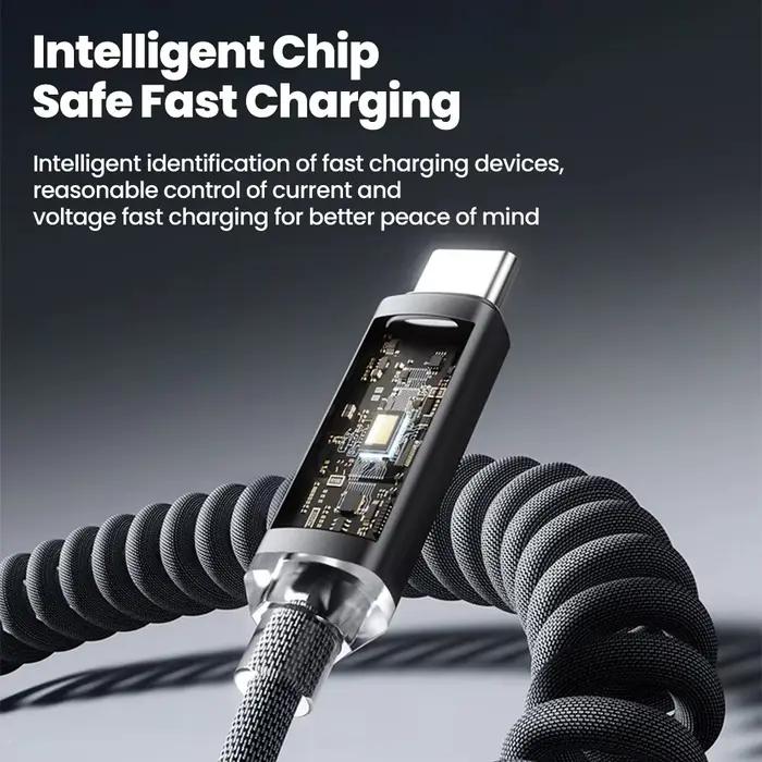 Chargeur de voiture NNBILI 120W USB C Câble télescopique rapide pour iPhone 17 Samsung Xiaomi Huawei smartphone occasions spéciales