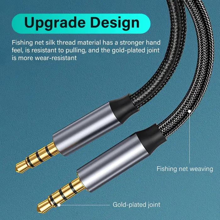 Câble USB Type C à Jack 3.5mm TRRS/TRS AUX pour iPhone 16
