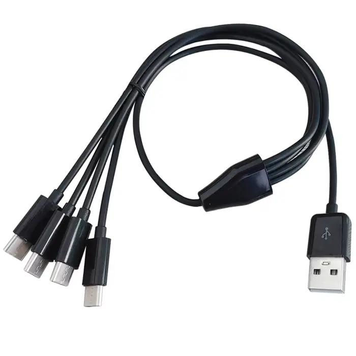 Multi 4 en 1 USB C Long Chargeur Câble Cordon De Charge Plusieurs Ports