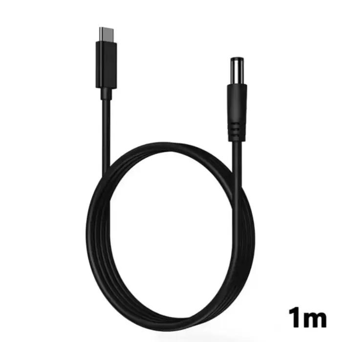 Câble d'alimentation USB PD de type C pour ordinateur portable caméra CCTV haut-parleur chargeur rapide et sûr pour bureau et maison