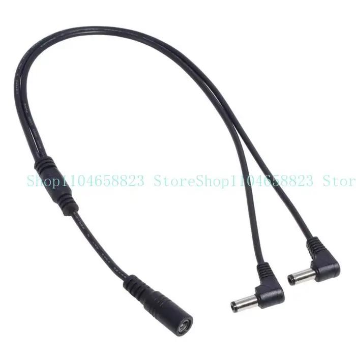 652F 12V 1 FEMELLE 2 MALAGE MALE Y Câble séparateur 5.5x2.1 mm Cordon d'alimentation pour CCTV