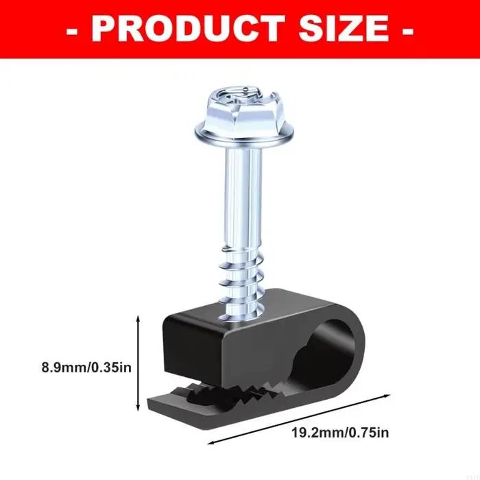 Clips gestion câbles Type C
