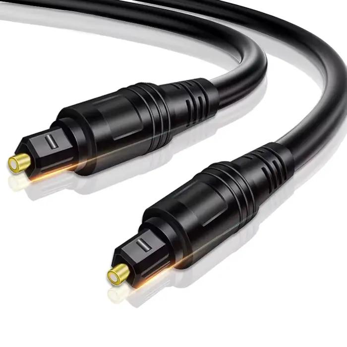 Câble Audio optique numérique Toslink SPDIF câble Coaxial 1m 2m 3m 5m 10m pour amplificateurs Blu-ray Xbox 360 PS4 barre de son câble en Fiber