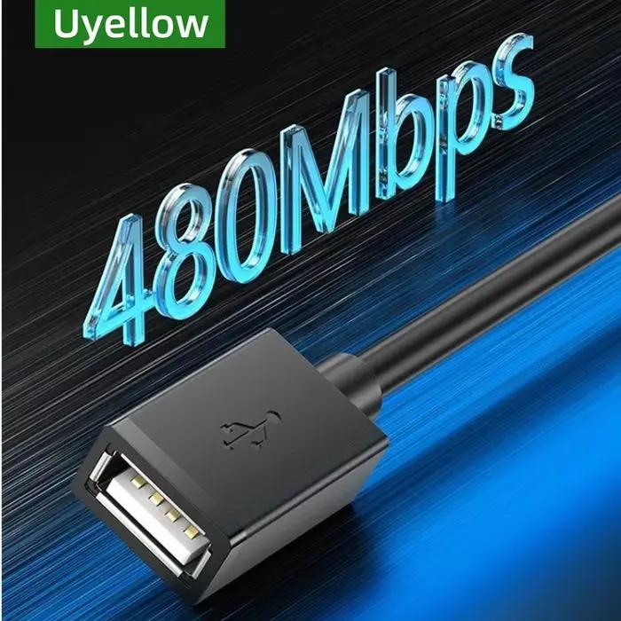 Câble d'extension USB 2.0 10m 50cm 8m 5m 3m 2m 1m mâle à femelle pour ordinateur portable Smart TV disque dur extérieur couleur personnalisable