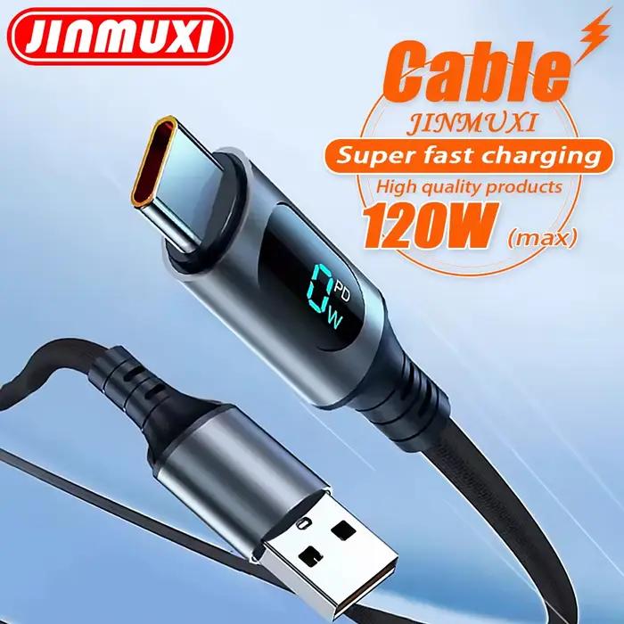 Câble de Charge USB A vers Type C 6A 120W