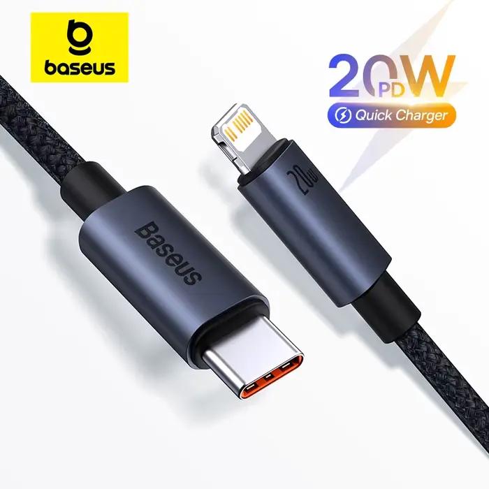 Câble USB Baseus pour iPhone 13 12 11 pro max